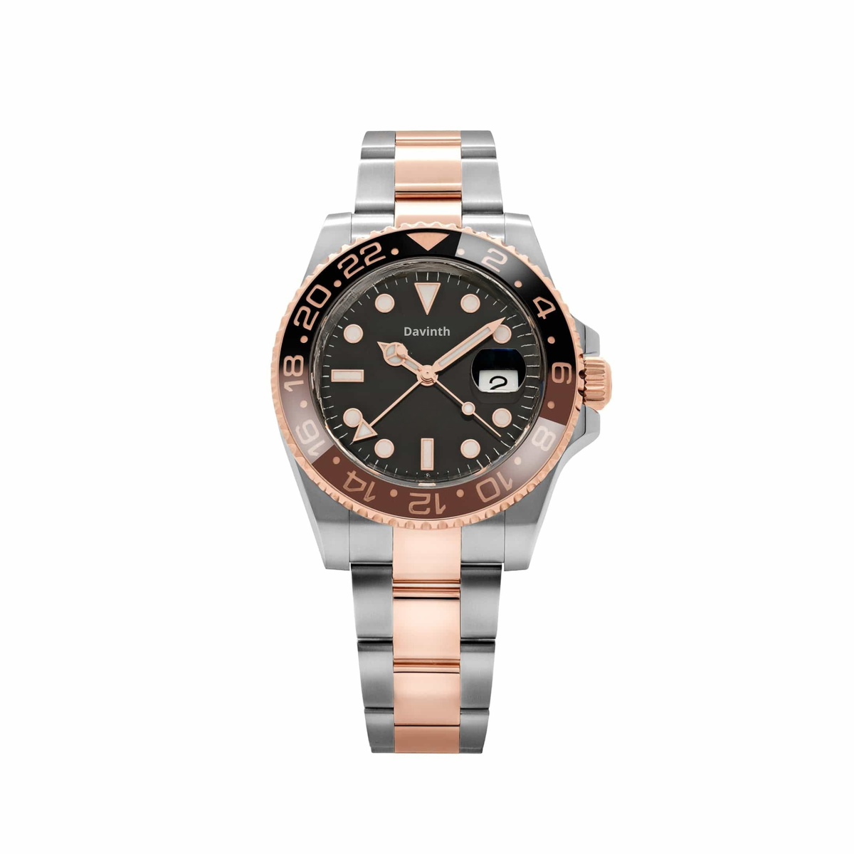 Davinth Meridian 41 — Rose Gold Black