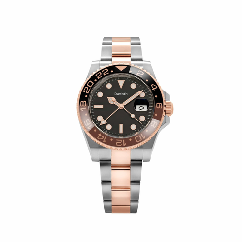 Davinth Meridian 41 — Rose Gold Black